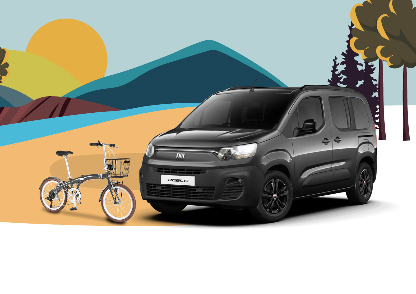 フィアット・ブランドの限定車 「Doblo Coppia」、「Doblo MAXI 5」を